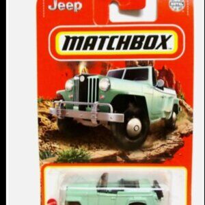4 jeep bundle lot Matchbox Short Card '20 Jeep Gladiator '48 Willys Jeepster